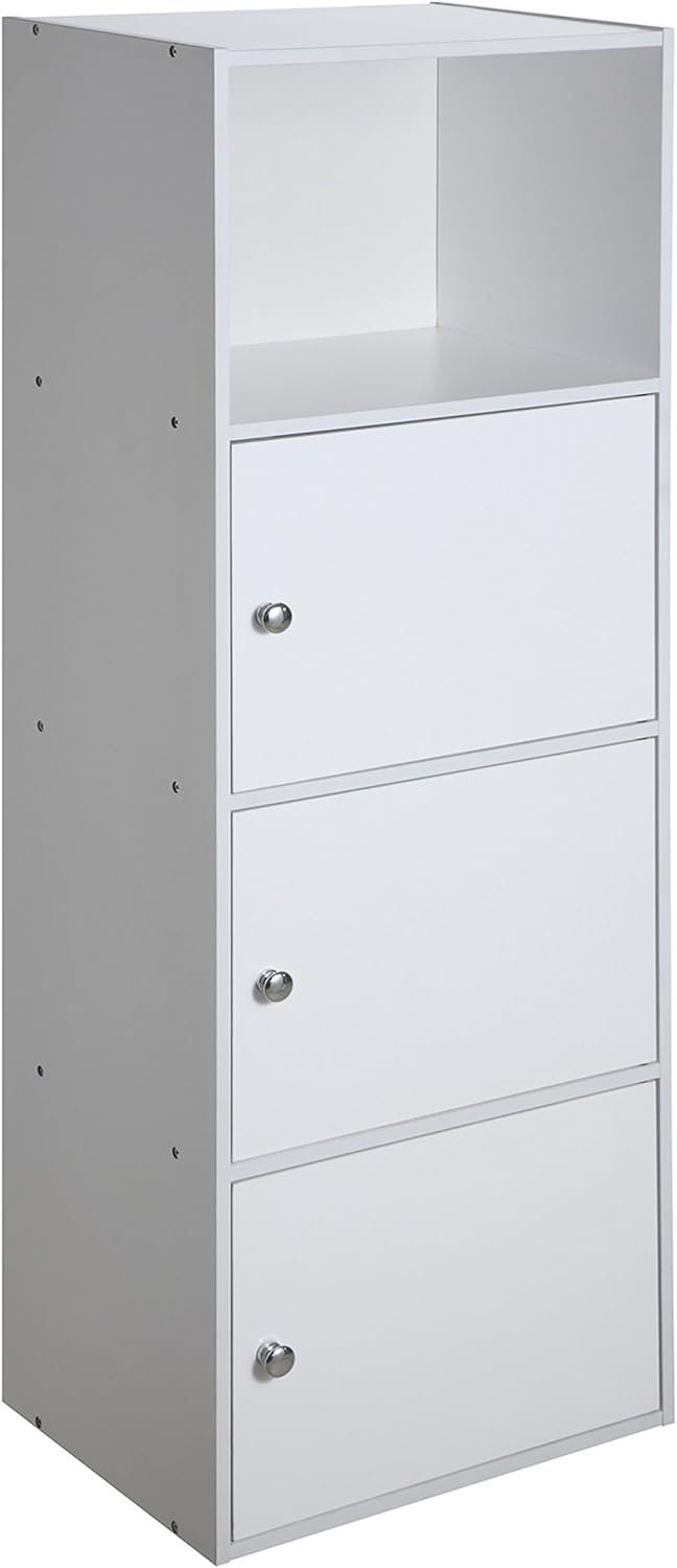 White 3 Door Cabinet L912938