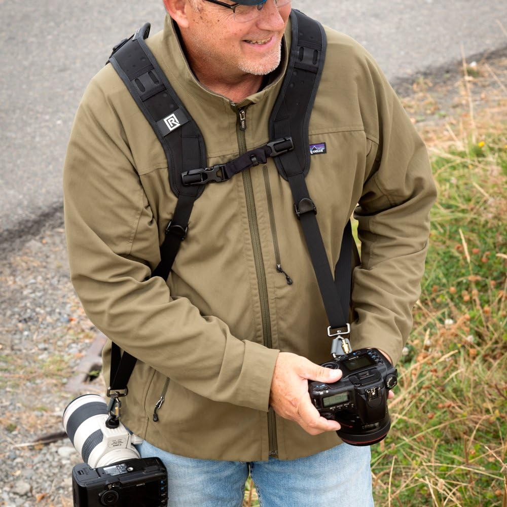 Double Breathe Camera Harness for One Or Two SLR, DSLR, Mirrorless Cameras N384