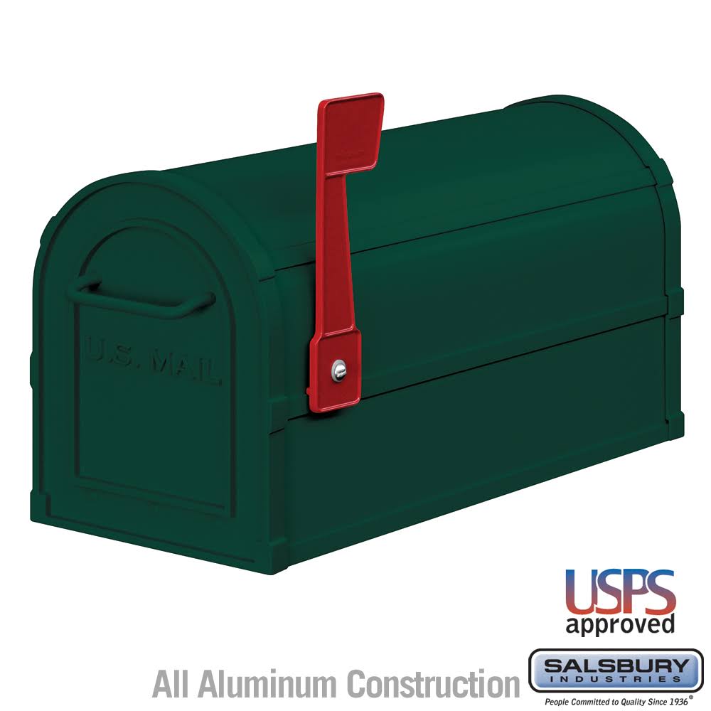 Green Rural Mailbox X95344