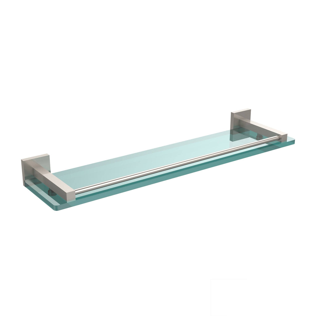 22 in. Glass Shelf with Gallery Rail Oil Rubbed Bronze R92085