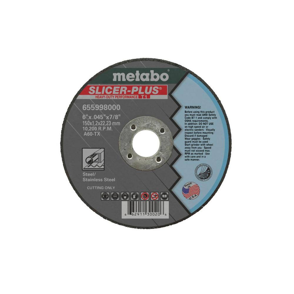 50 Pack 6 in. x .045 in. x 7/8 in. Cut-Off Wheel M48773