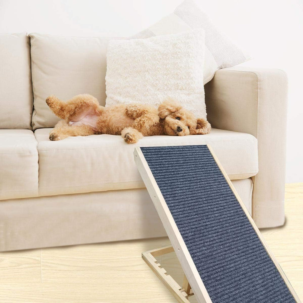 Adjustable Pet Ramp for Couch or Bed with Paw Traction Mat Q851920