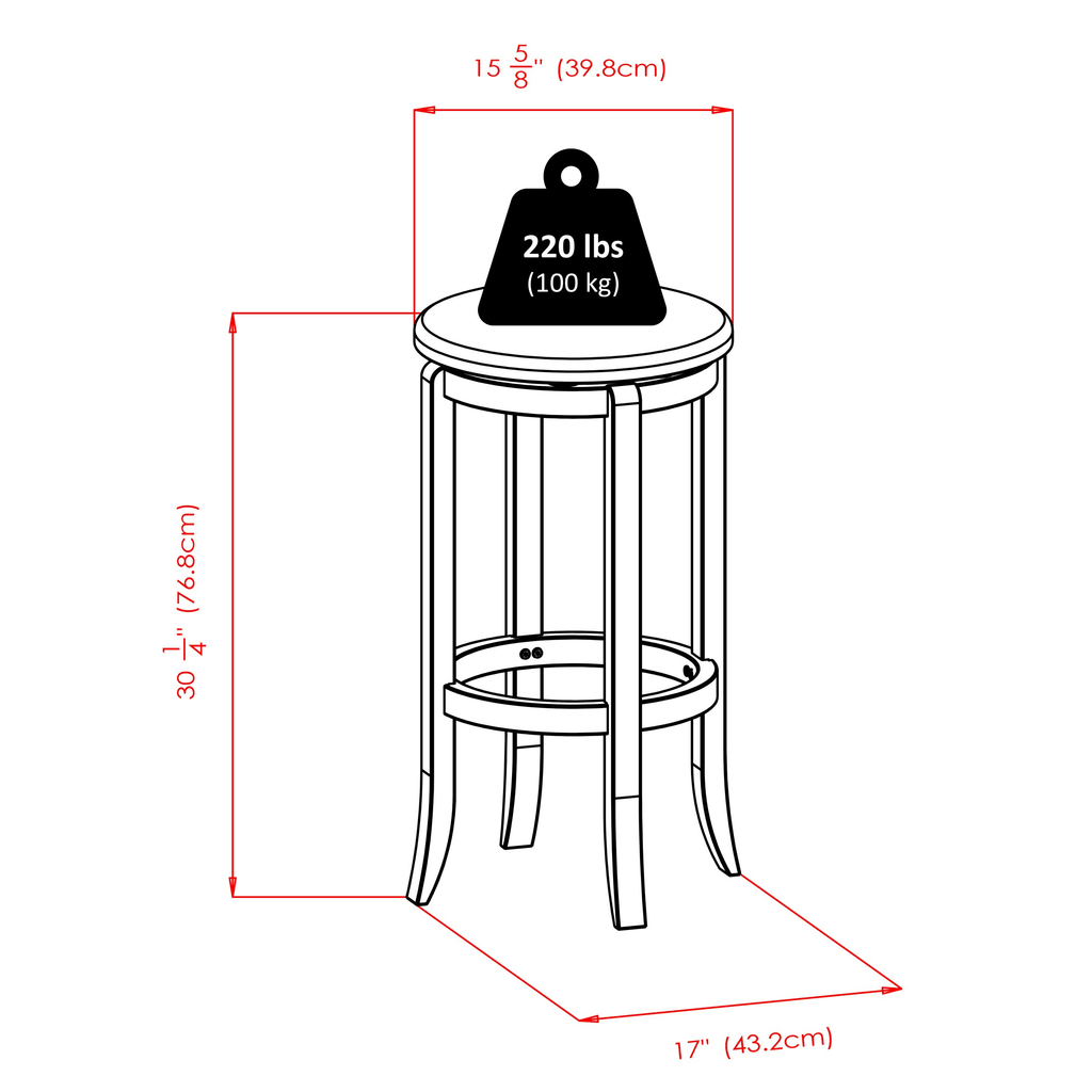 Round High Pub Table C7601