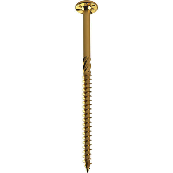 3/8 x 14x22 Construction Screw 40 Count Box, Case Hardened Carbon Steel Y874091