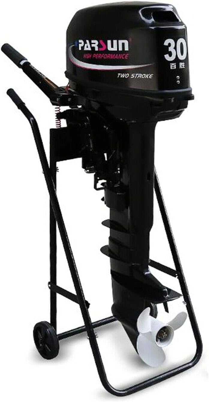 Foldable Outboard Motor Trolley Stand, Heavy-Duty, UP-to 70KG T3156
