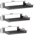 Stainless Steel Wall-Mounted Microwave Oven Rack, 110 Pounds, Pack of 2 A2566