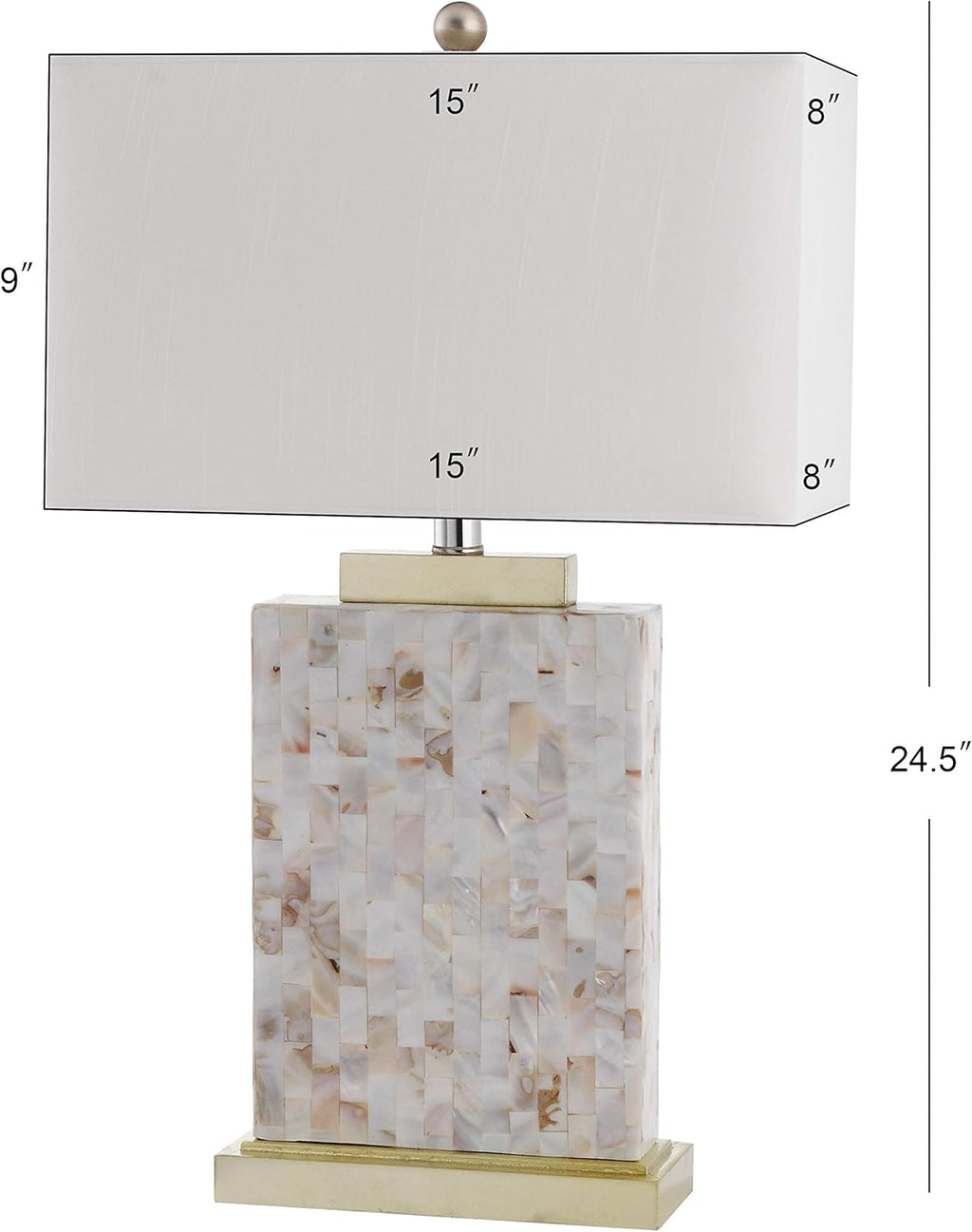 Ivory Shell Table Lamp (Set of 2) G5716