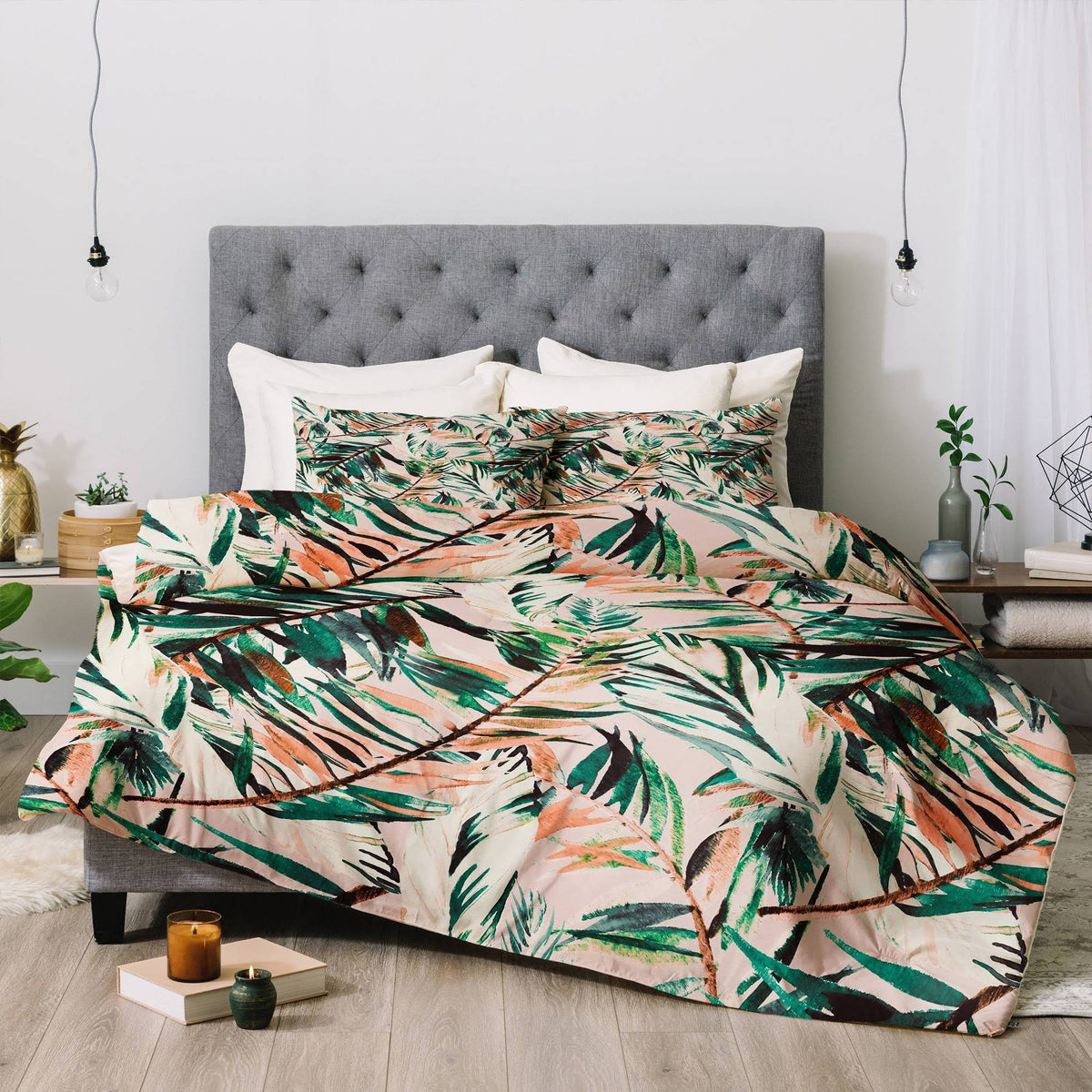 Green Comforter & Sham Set S38779