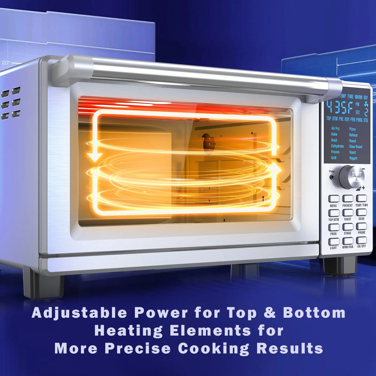 NuWave Bravo XL 30 QT Air Fryer Toaster Oven Combo with Temperature Probe X8701