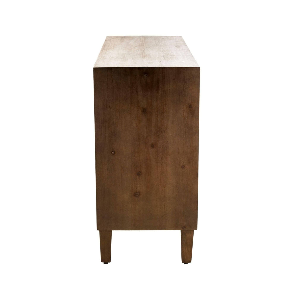 Brown 2 Drawer Cabinet V7168