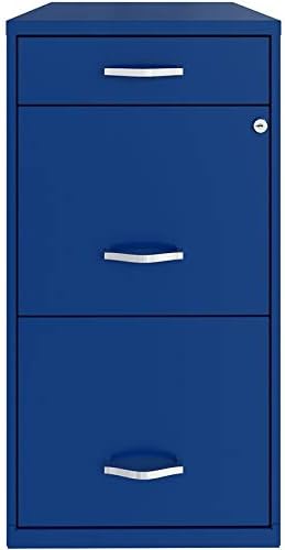 Black 3 Drawer Metal File Cabinet V9939