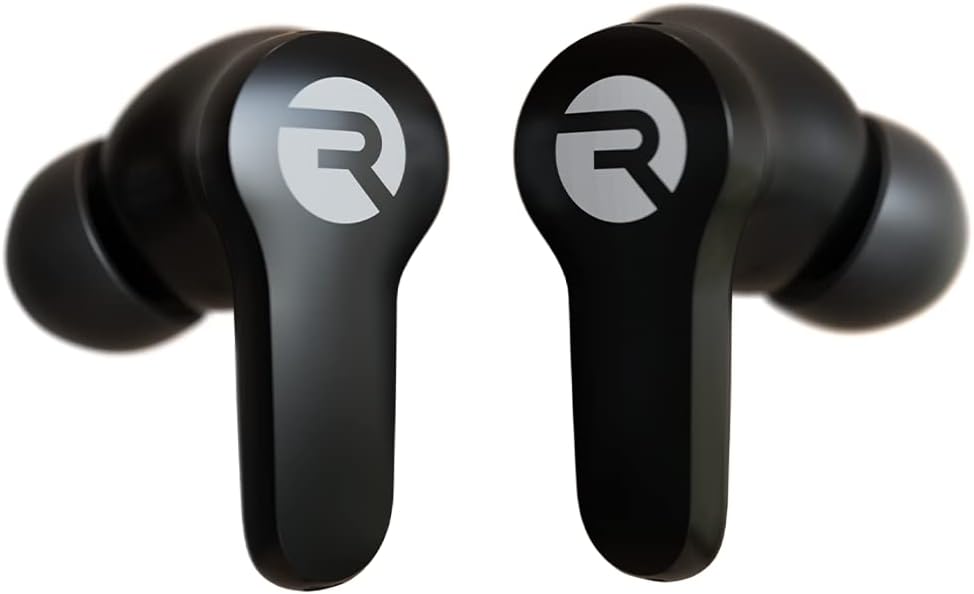 Carbon Black True Wireless Earbuds with Microphone T3564