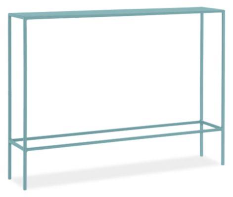 Modern Slim Console Table in Ocean Blue D246294