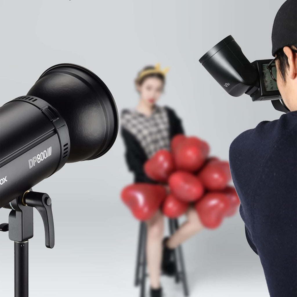 2Pack DP800III Studio Flash Strobe Monolight Bowens Mount Kit with Light Stand, Softbox, Umbrella, Barn Door Kit R698