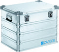 Aluminum Hard Protective Carrying Case, Stackable Storage, Lock Box (22.4 x 15.7 x 17.7 Inches) Y773