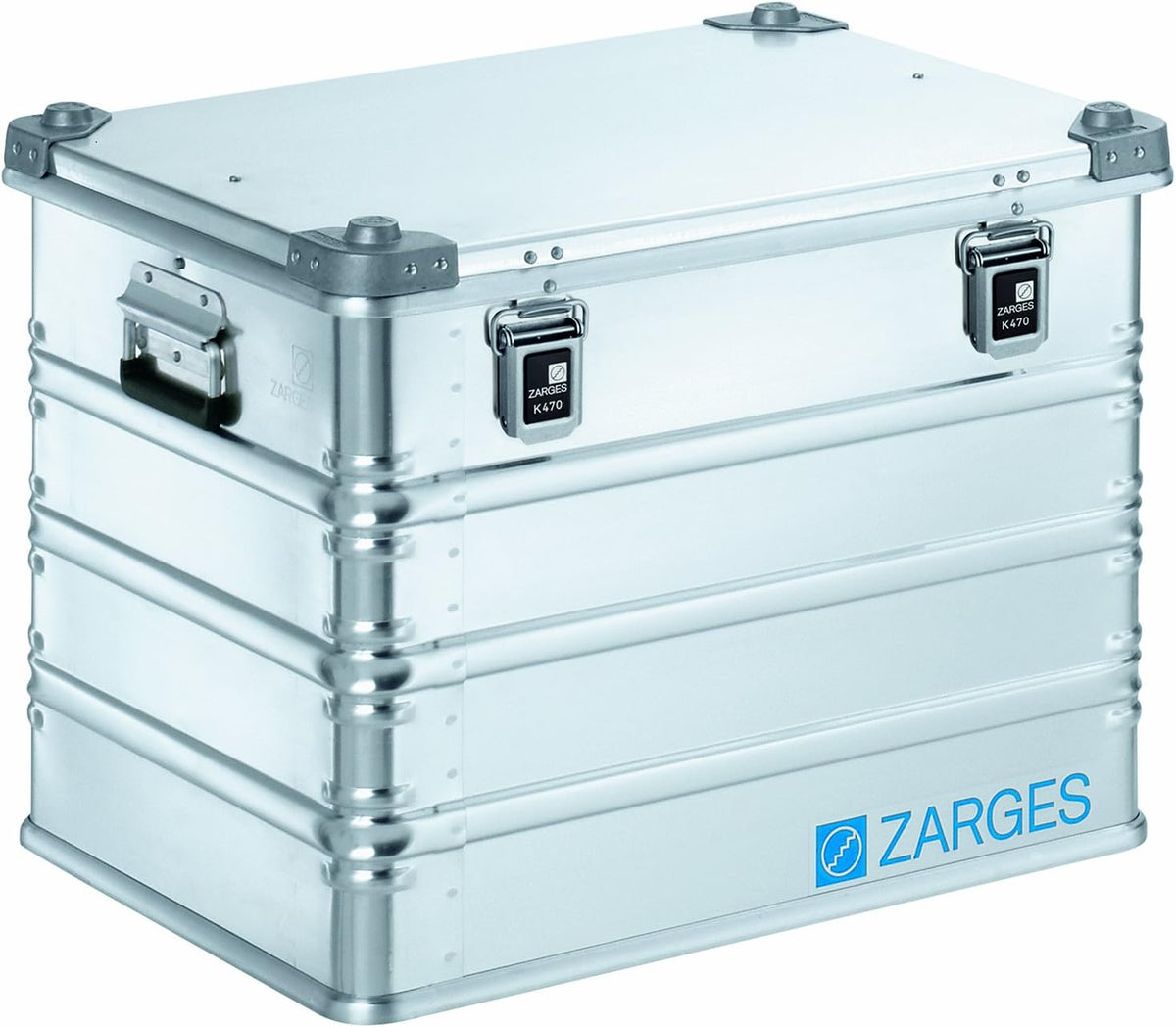 Aluminum Hard Protective Carrying Case, Stackable Storage, Lock Box (22.4 x 15.7 x 17.7 Inches) Y773