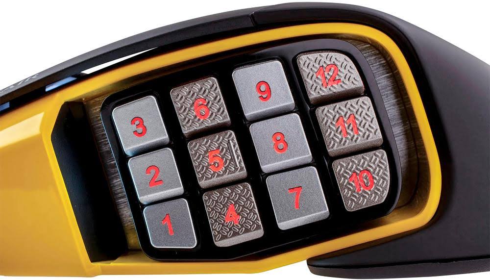 Yellow Optical Gaming Mouse V892