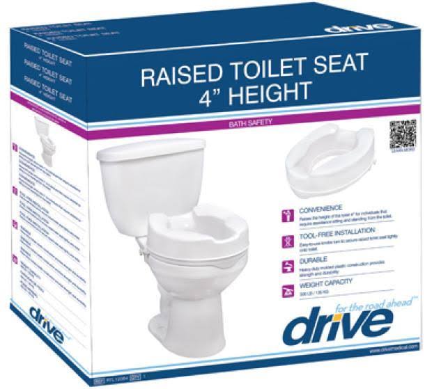 Raised Toilet Seat with Lock G7919