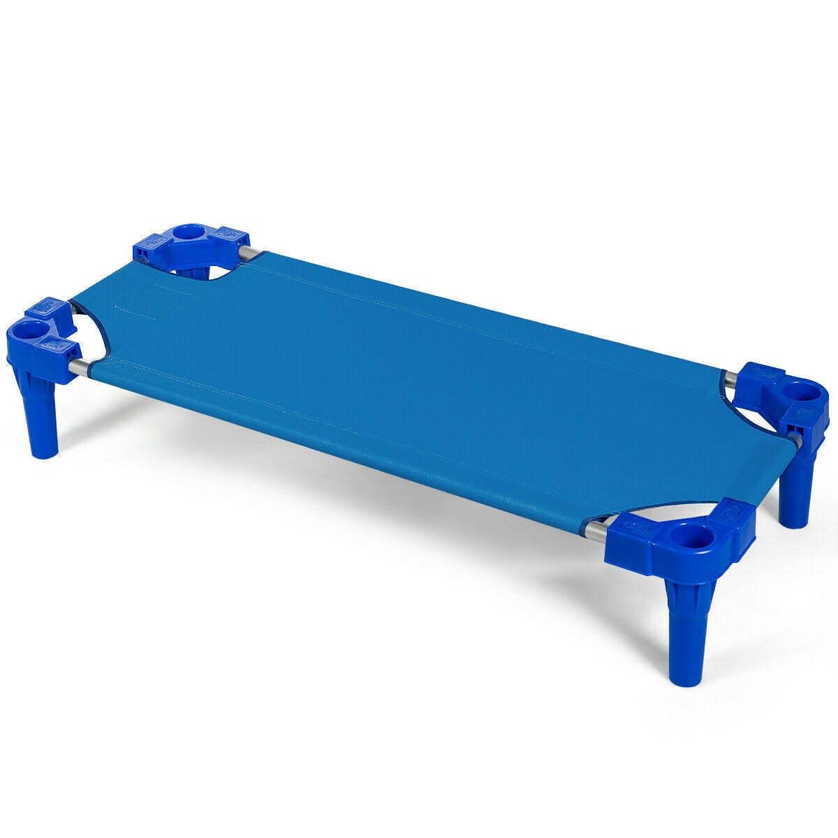 Blue Pack of 6 Stackable Rest Cots P258