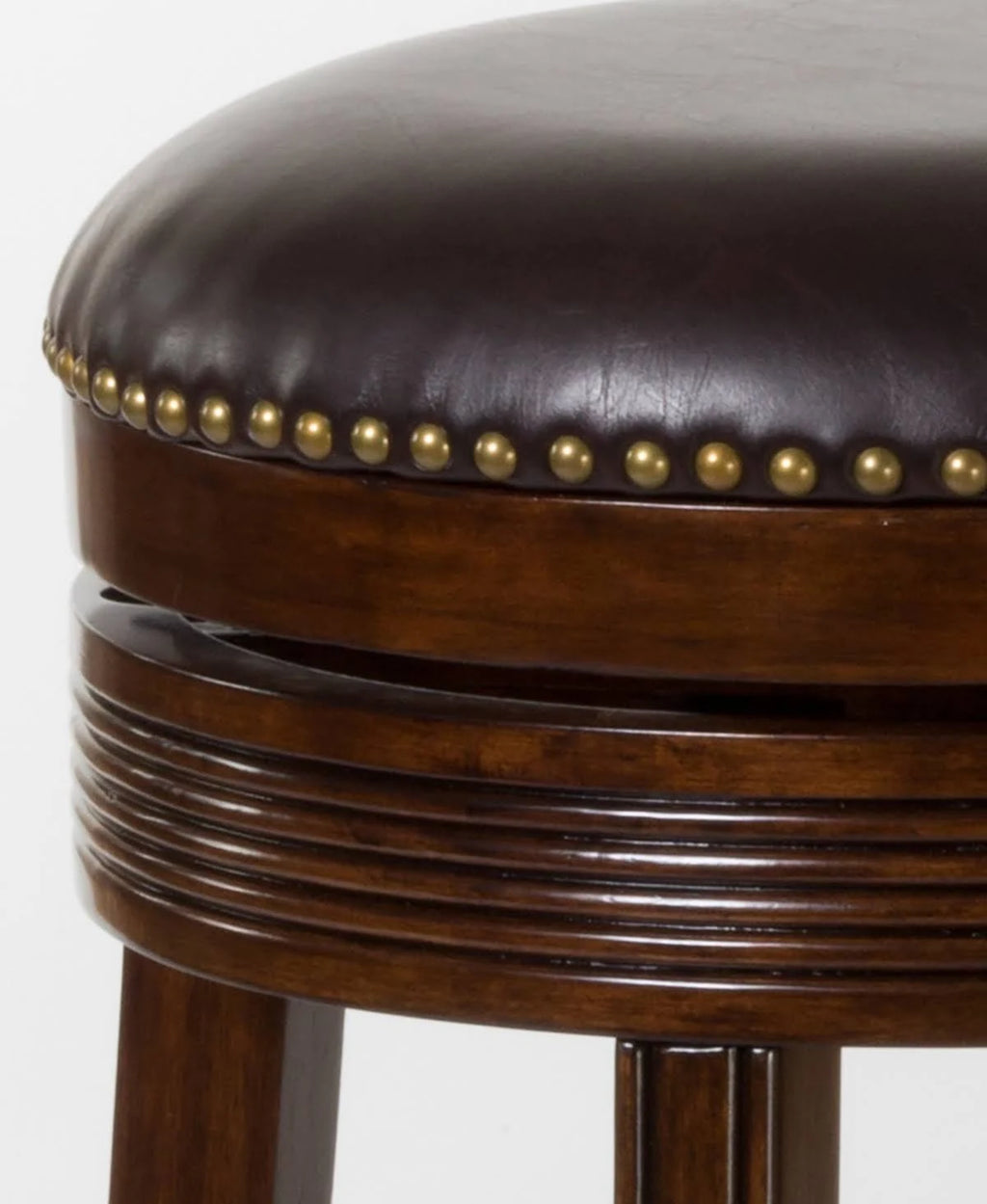 Cherry Backless Swivel Counter Stool K686