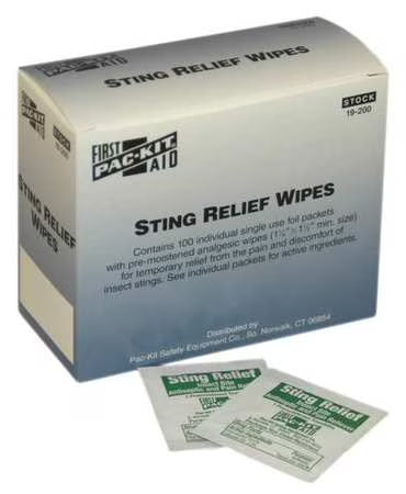 Sting Relief Wipes W375443