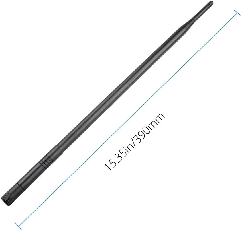 2X 10dBi Dual Band Omni Directional Antenna 2.4Ghz/5Ghz with RP-SMA Male Connector D9327