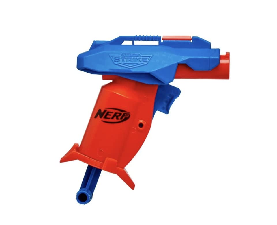 Blue & Red NERF Blast Kit 4 Guns 12 Elite Bullets M205973