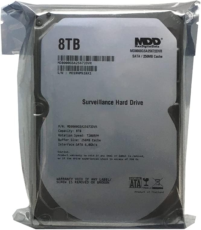 8TB 7200 RPM 256MB Cache SATA 6.0Gb/s 3.5inch Internal Hard Drive X874567