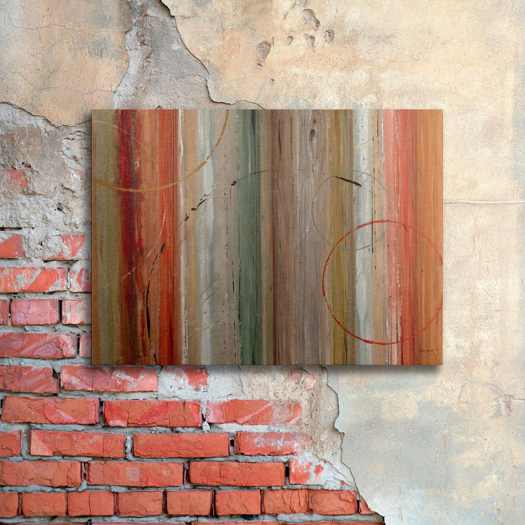 Floating Brushed Aluminum Art 16 x 22 F393547