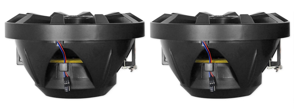 8" LED 900 Watt 360° Swivel Black Aluminum Wakeboard Tower Speakers R742523