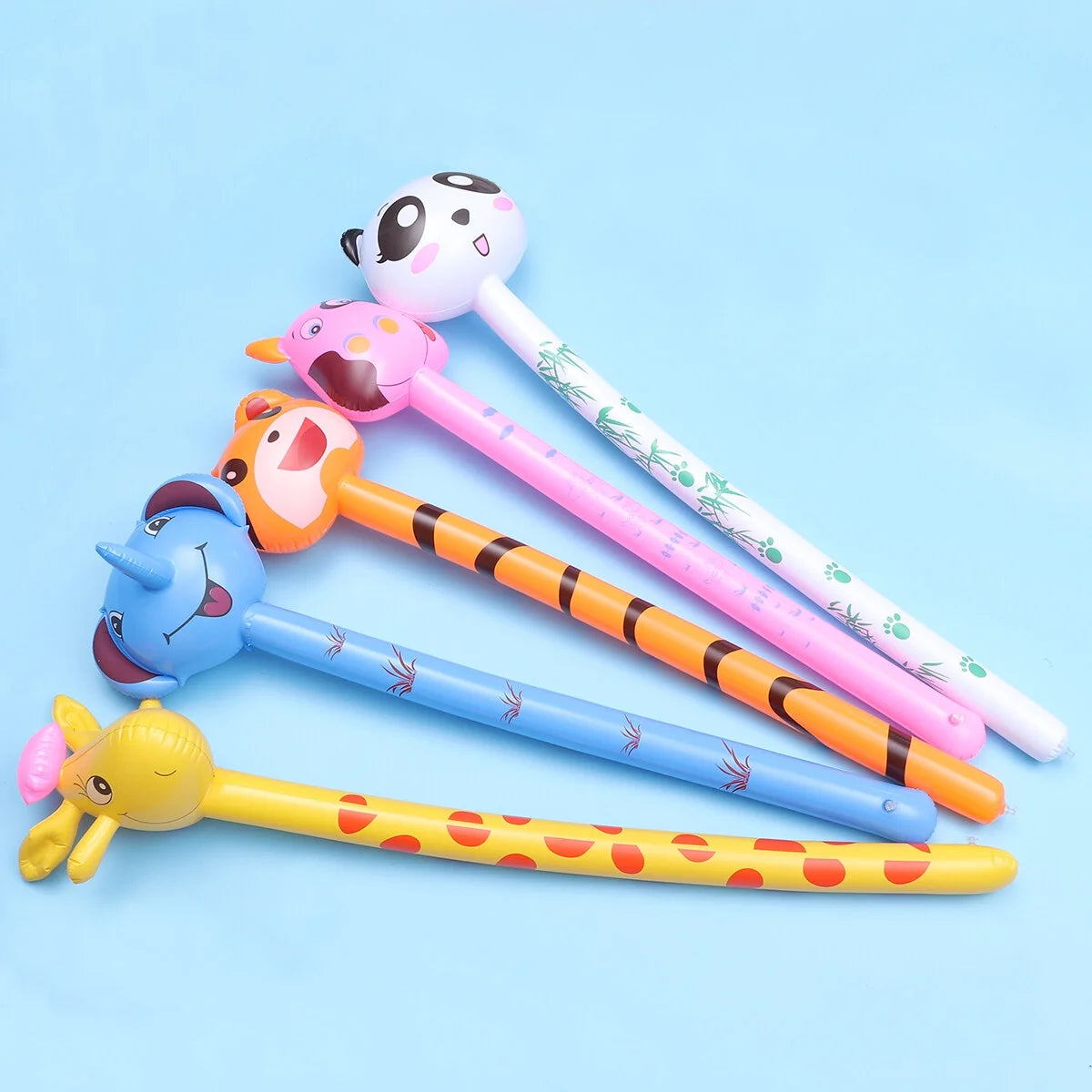6pcs Kids PVC Inflatable Animal Toy F55797
