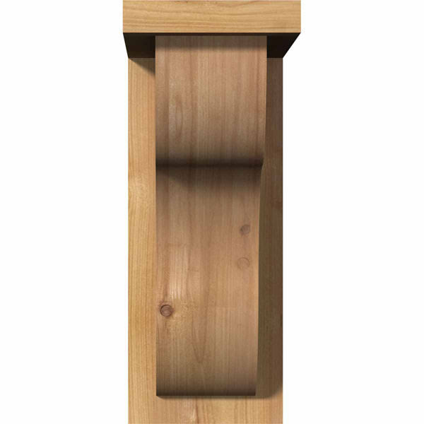 5 1/2x22W x 10x22D x 14x22H Western Red Cedar Corbel P915294