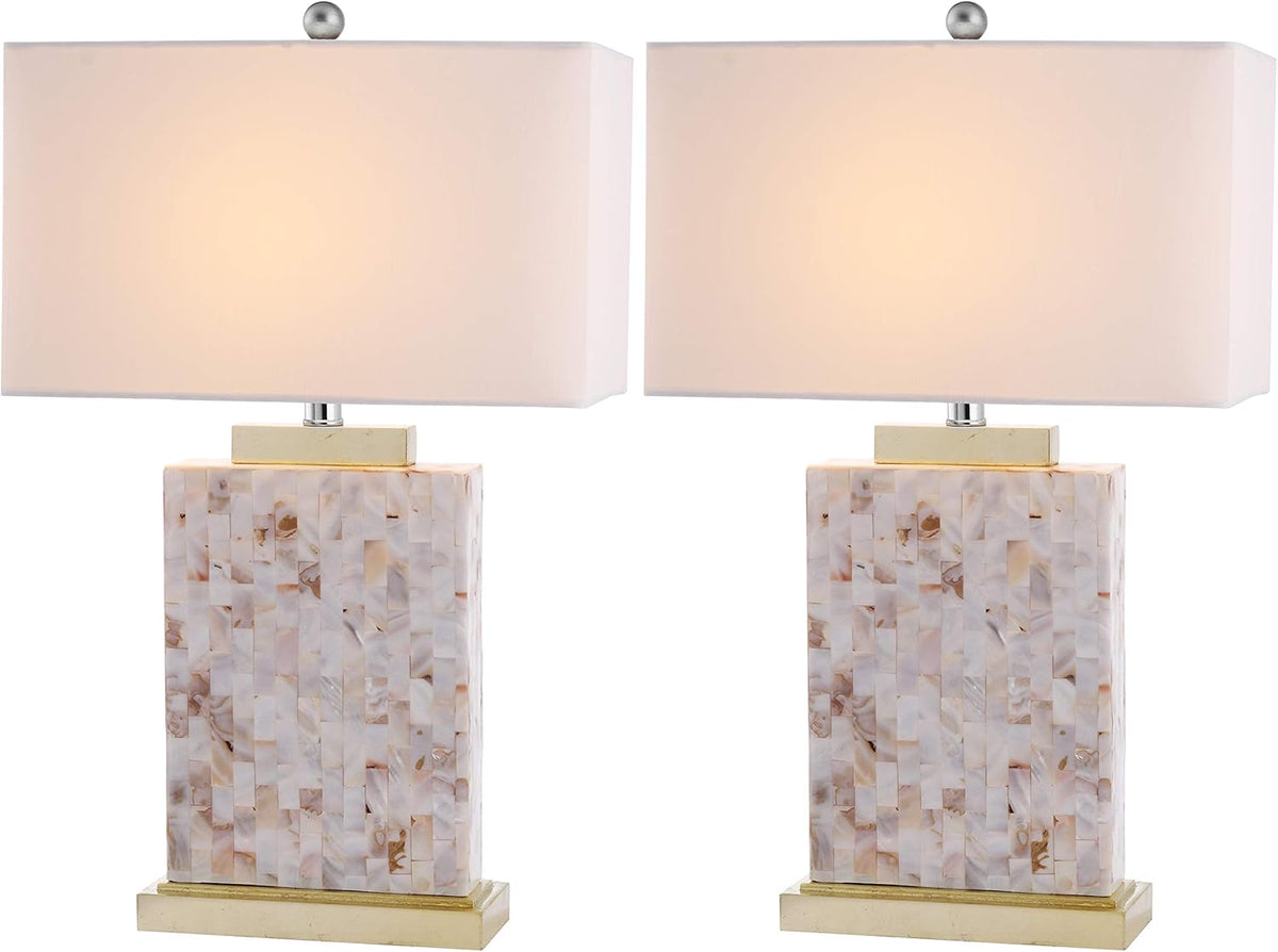 Ivory Shell Table Lamp (Set of 2) G5716