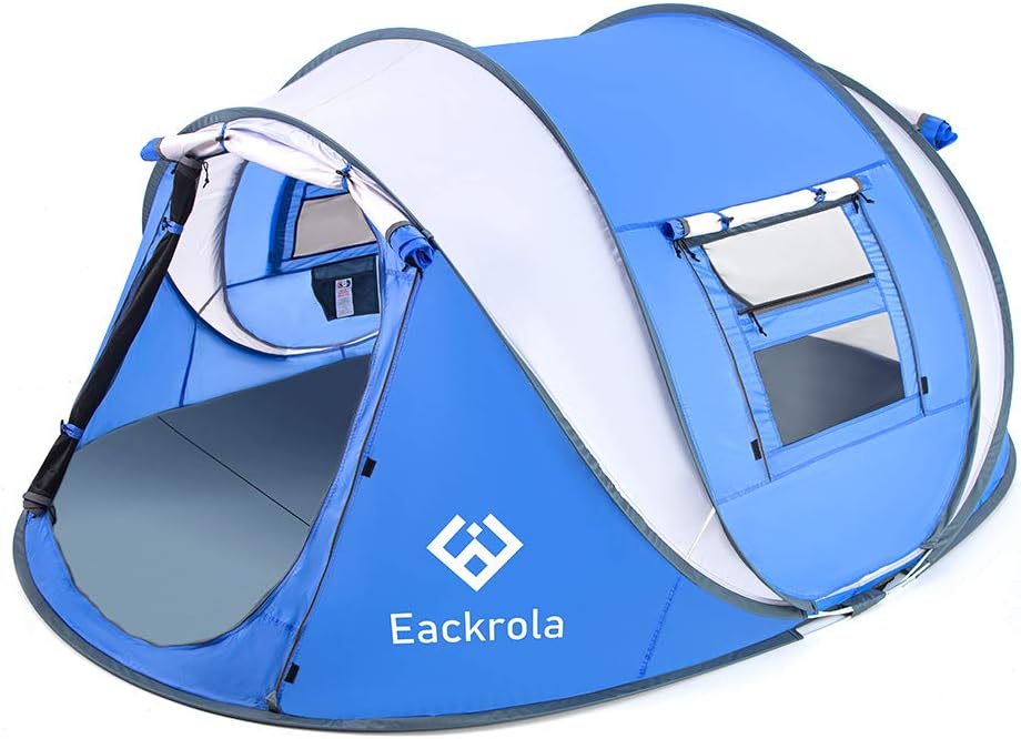 2/4-Person Instant Pop up Tent with Carry Bag D72221