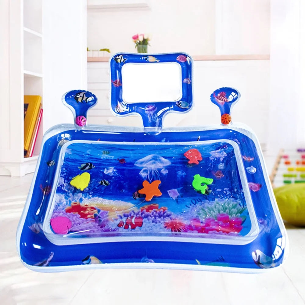 Inflatable Play Mat with Mirror for Infants Toddlers W70687