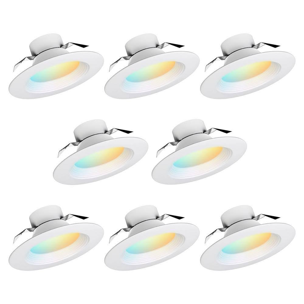 Tunable Smart Integrated Wi-Fi Dimmable LED Recessed Retrofit Trim Ceiling Light B448