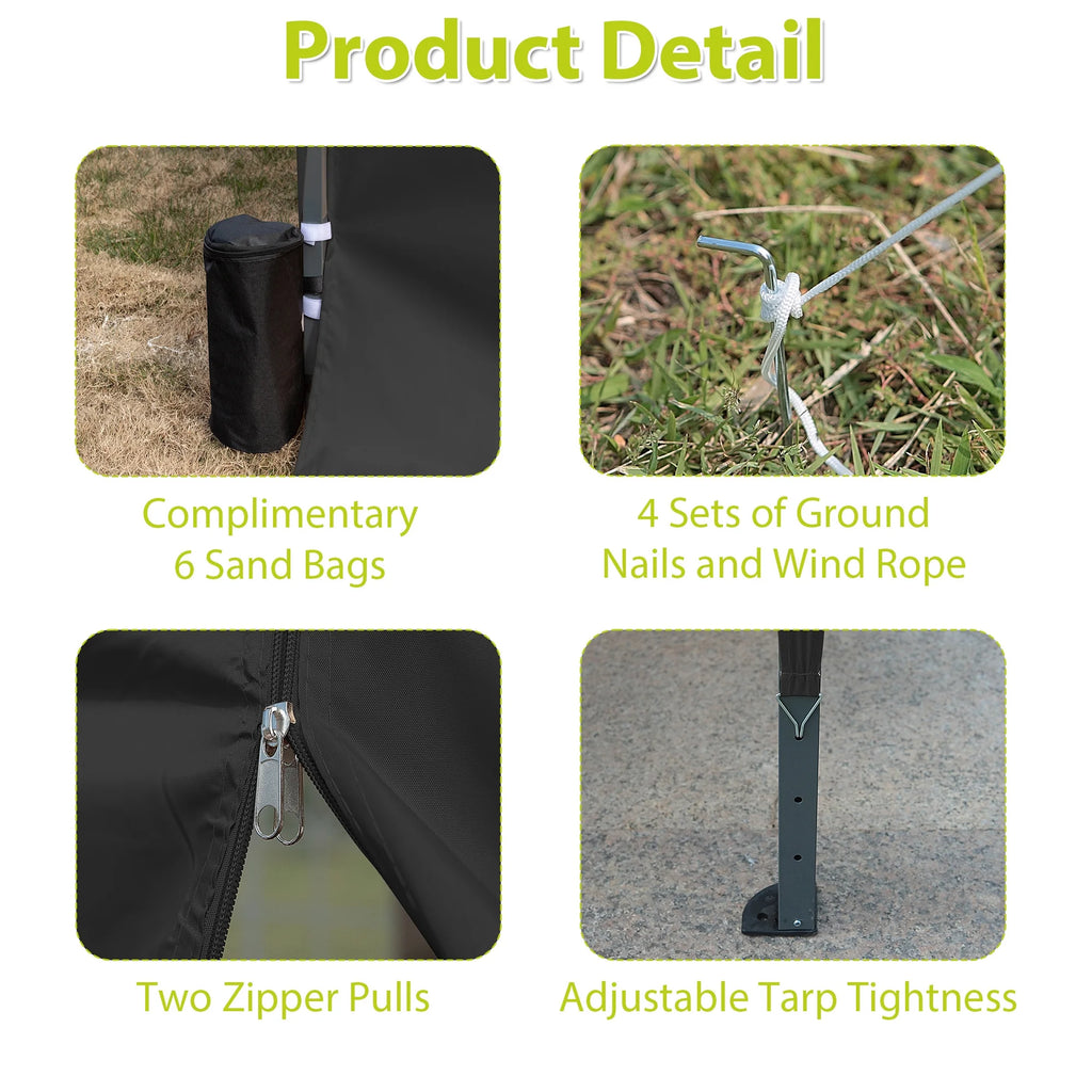 Outdoor Event Tent with Removable Sidewalls K973