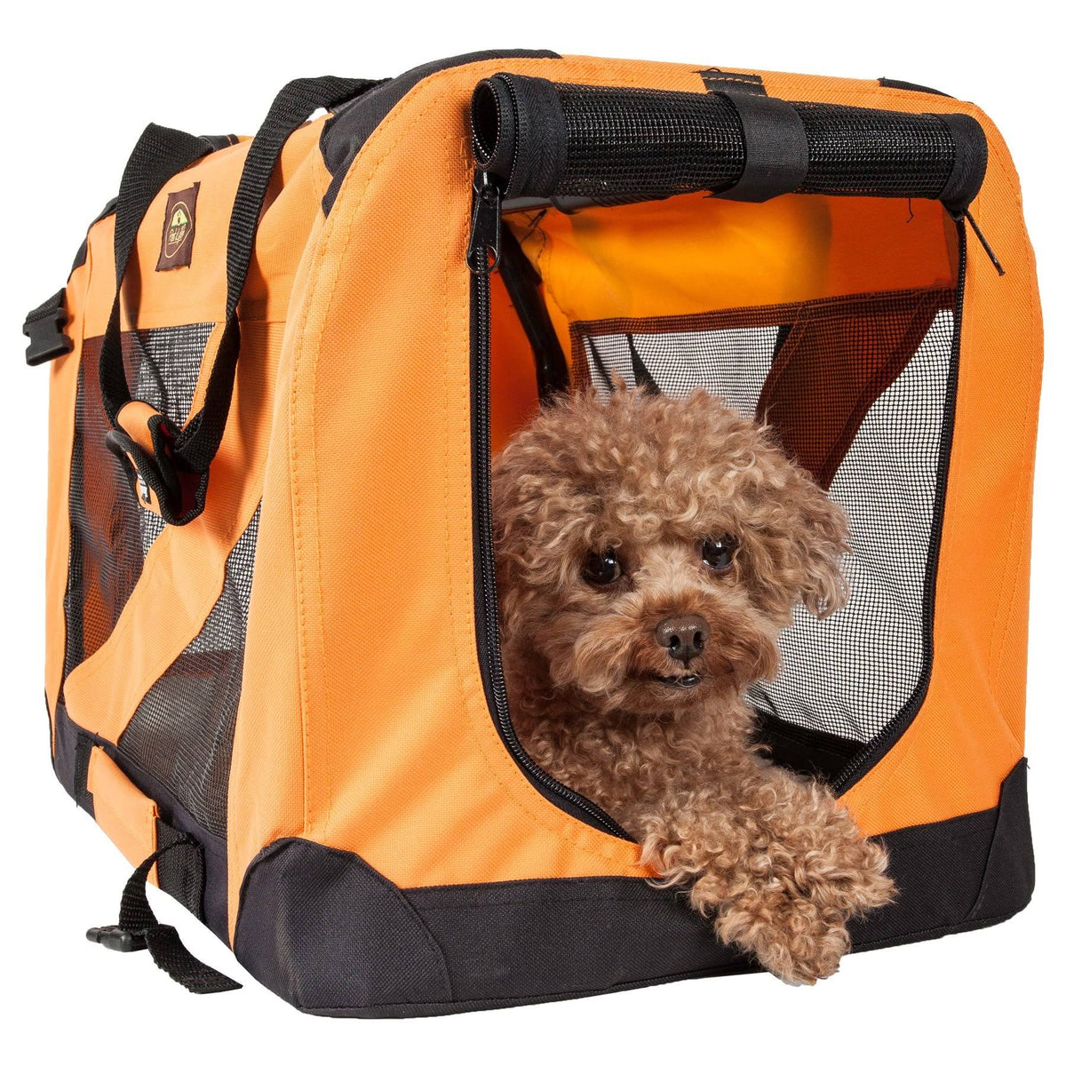 Folding Pet Dog Carrier, Orange N5191