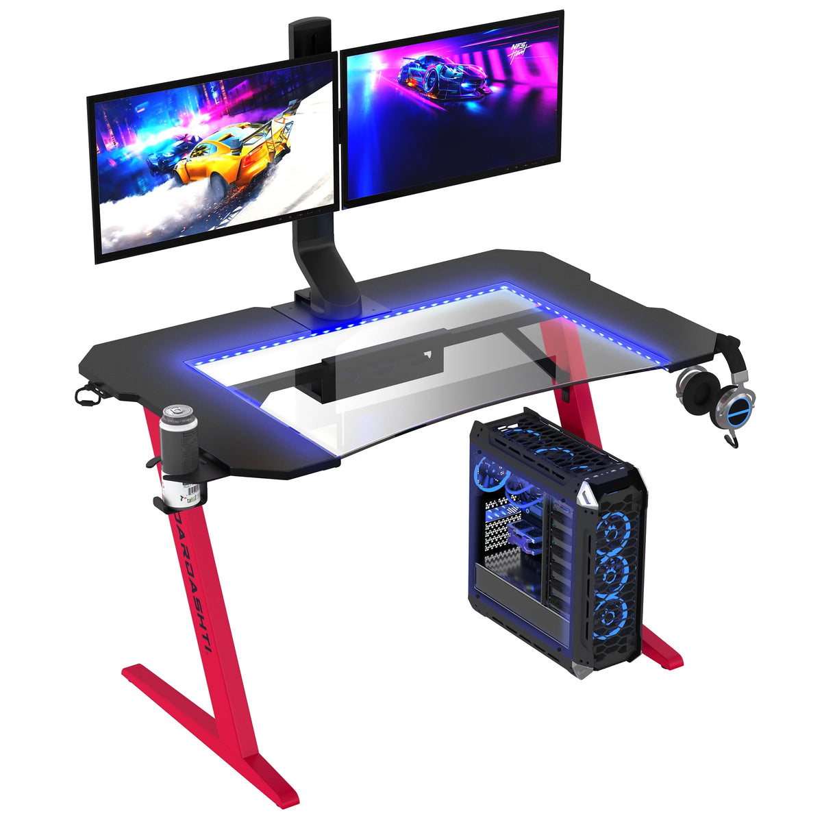 Ruby Red Gaming Desk Z11050