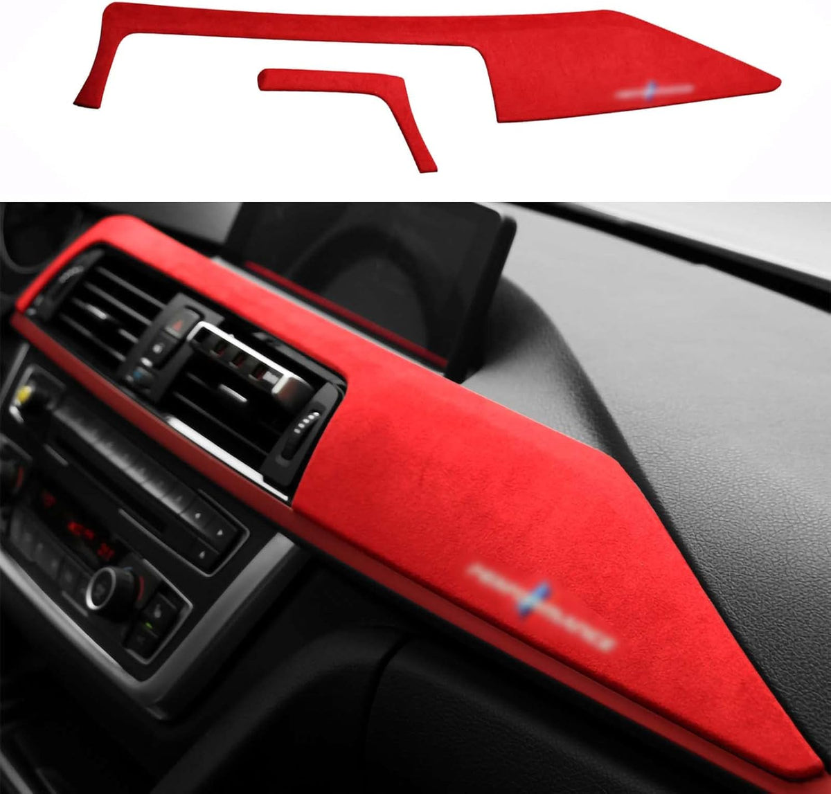Car Dashboard Panel Frame Cover Trim Sticker Interior Decoration Accessories Pack of 2 L467