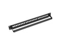 24-Port Cat6 UTP Patch Panel 1U with Keystones, RJ45 Ethernet, Black R79652