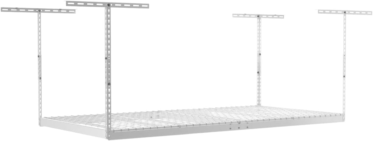 4x8 Overhead Garage Storage Rack with Accessory Hooks F784