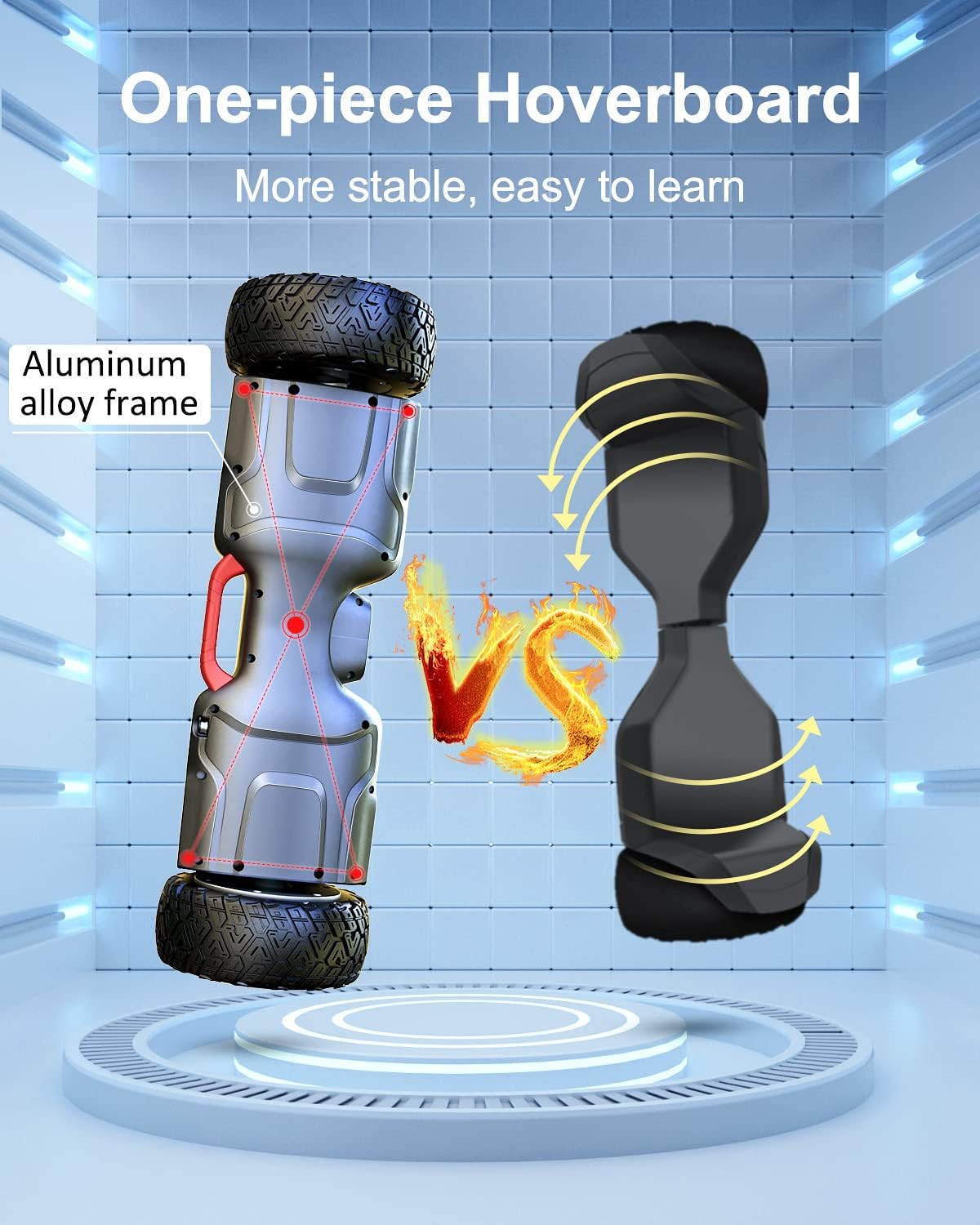 All Terrain Self Balancing Hoverboard with Bluetooth Speaker Q9397