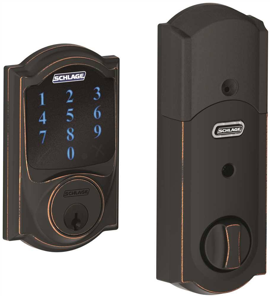 Aged Bronze Touchscreen Deadbolt V928460
