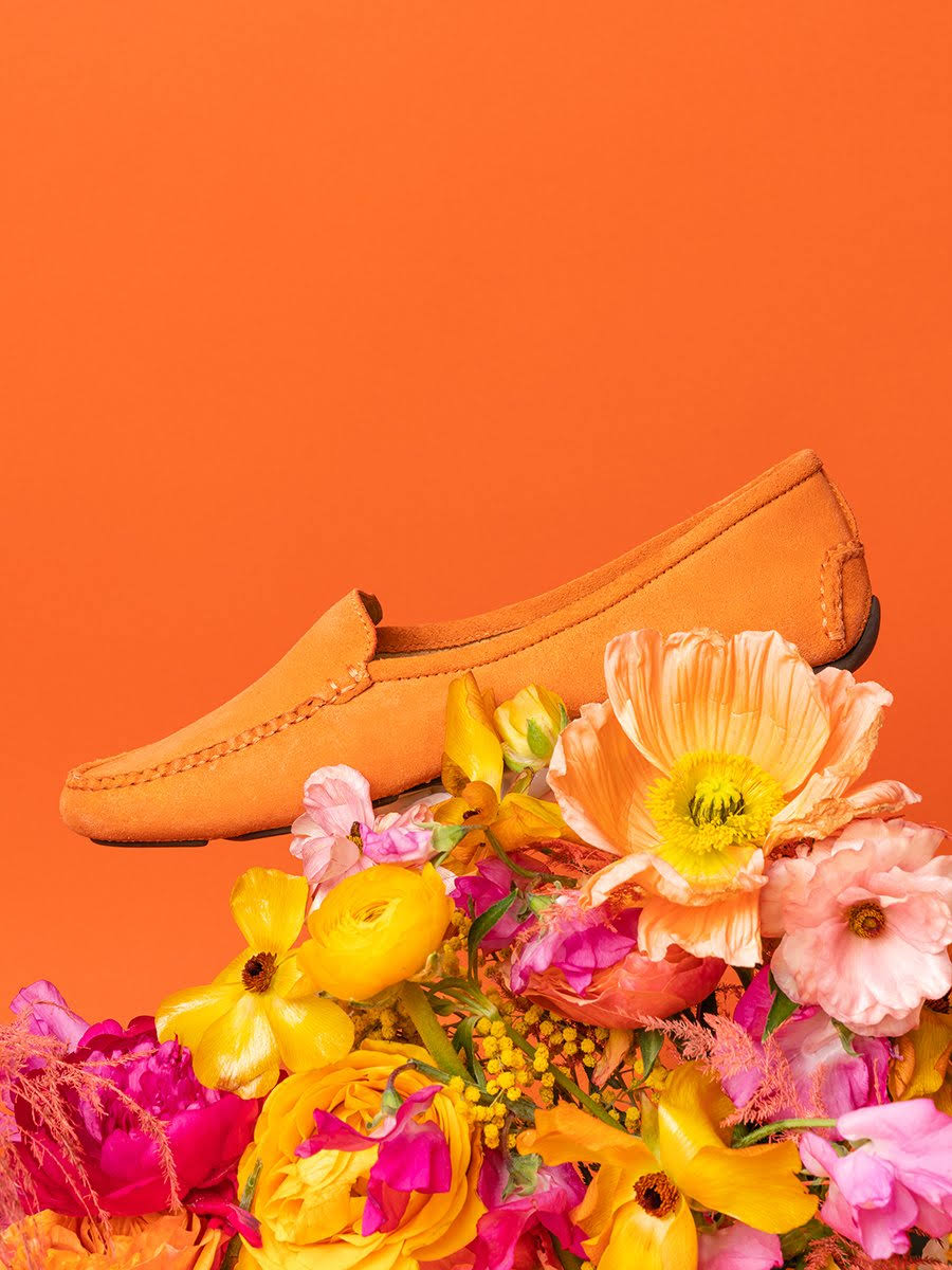 Tangerine Driving Moccasin L33113