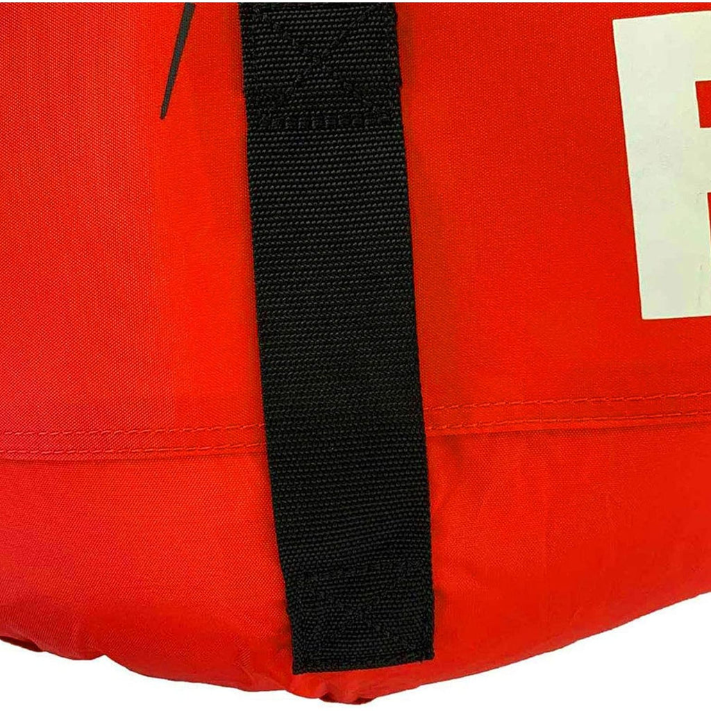 Red Nylon Inflatable Towable Float with Foam Handles U140