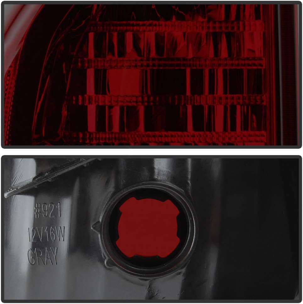 Red Smoked Tail Lights for Toyota Tundra Pickup Truck O7285