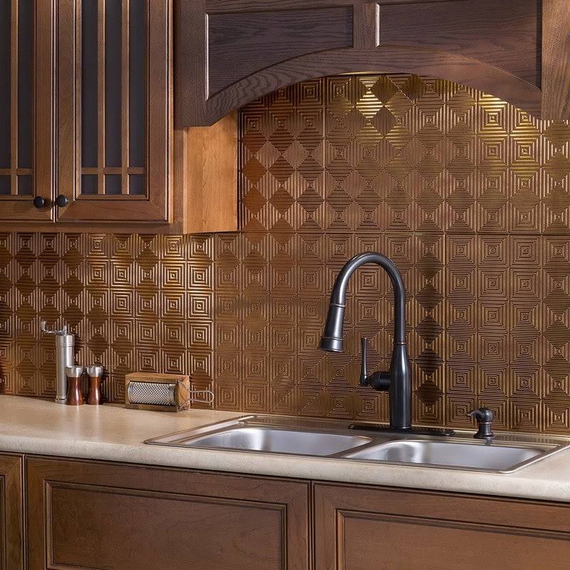 Antique Bronze Backsplash Panel (5 Pack) Z809