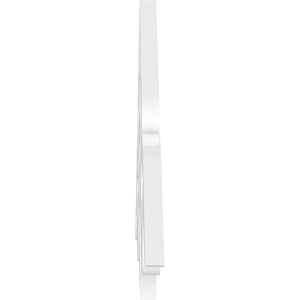 72x22W x 15x22H x 1x22P PVC Gable Pediment I188012