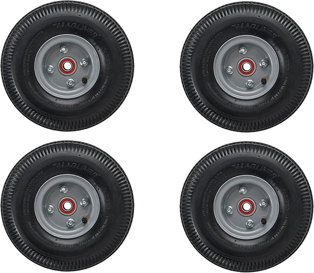 10" x 3.5" Pneumatic Wheel for Hand Truck (2 Pack) Z32498